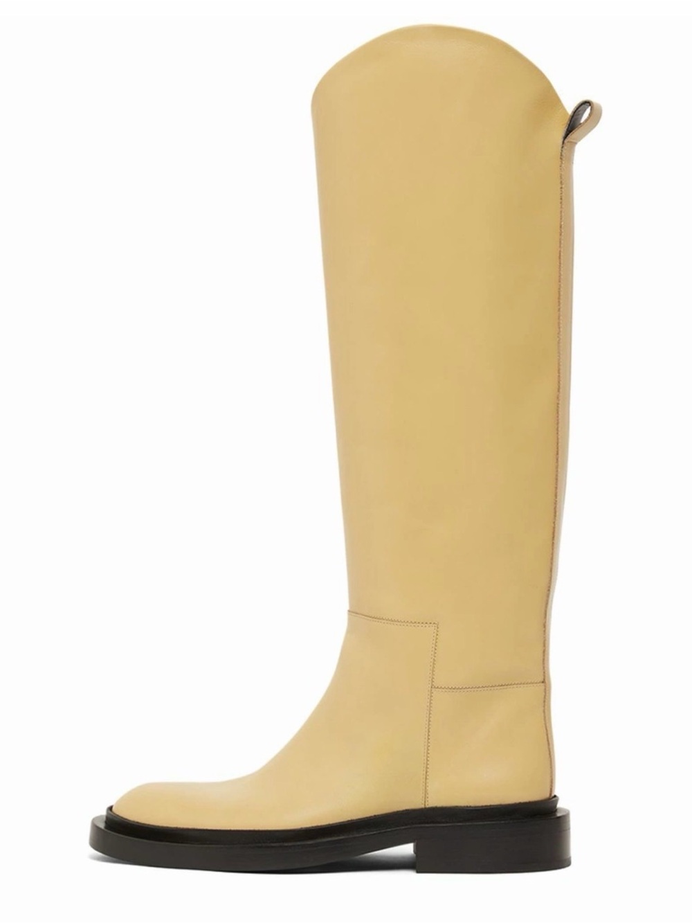 Jil Sander Leather Over The Knee Boots